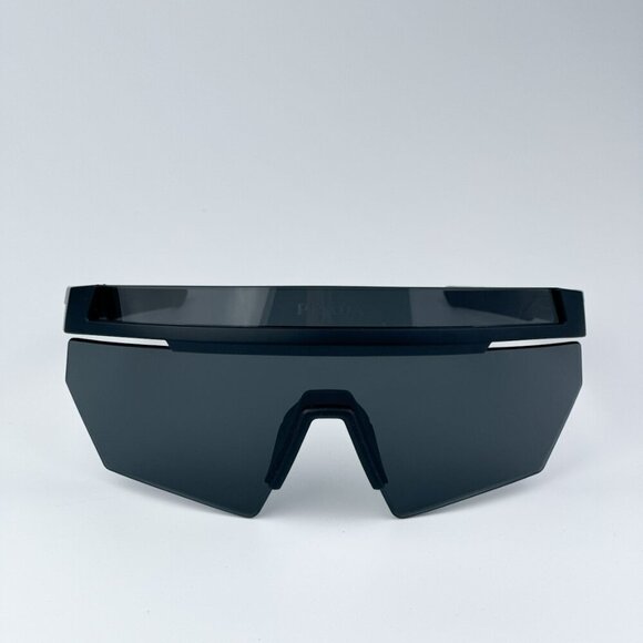Prada Linea Rossa PS01YS 1BO06F BRAND NEW Sunglasses Matte Black Grey Unisex - Picture 6 of 12